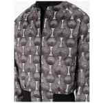 Ozwald Boateng Printed velvet bomber jacket