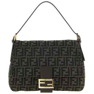 Fendi Brown Flap 26325 Shoulder Bag