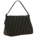 Fendi Brown Flap 26325 Shoulder Bag