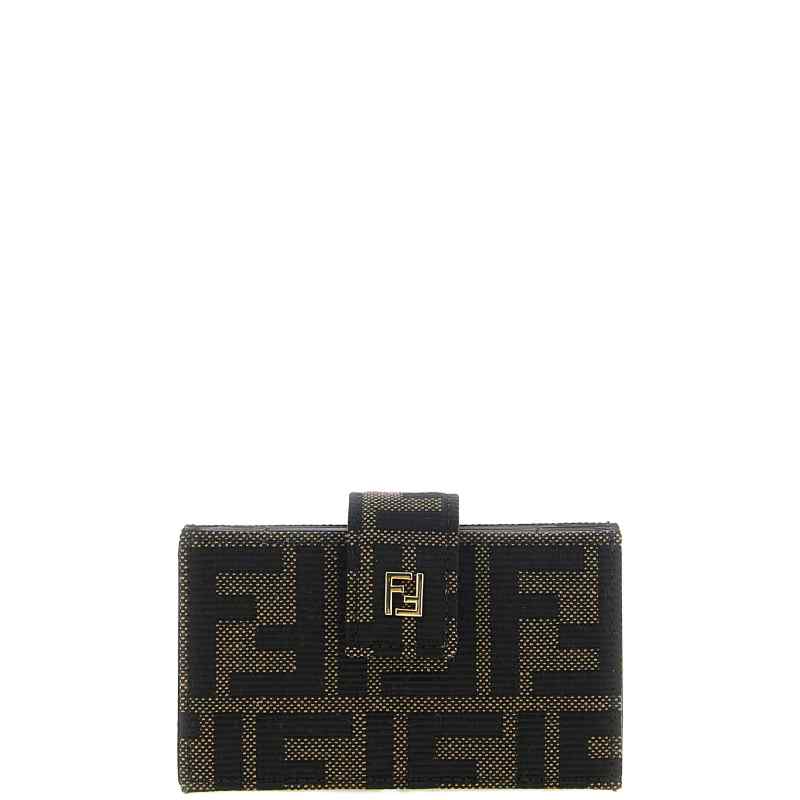 Fendi Ff Jacquard Cardholder