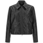 Amiri Leather Jacket With Zip