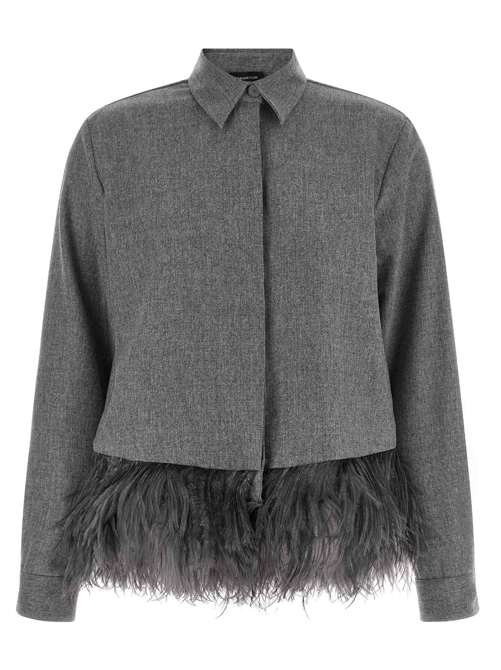 Fabiana Filippi Feather Shirt