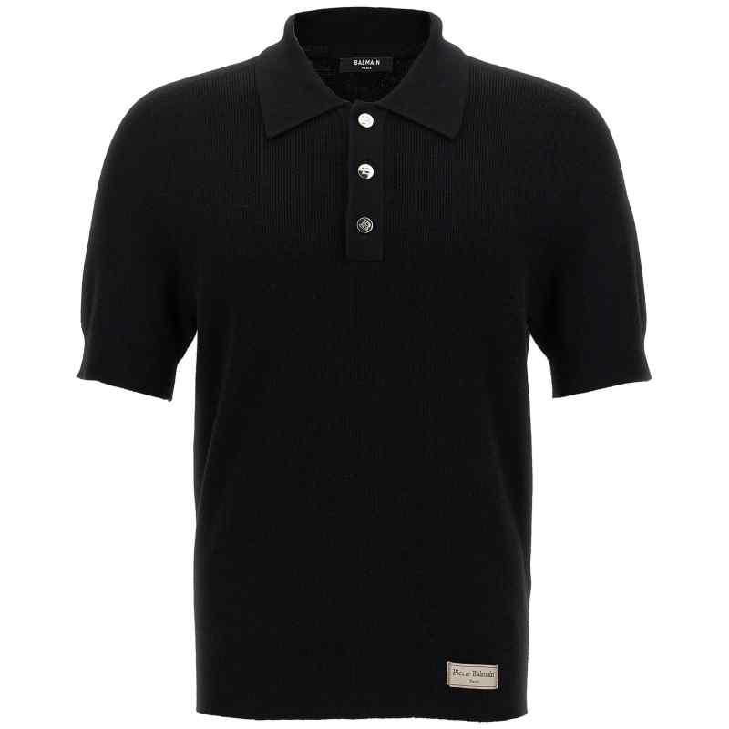 Balmain Label Polo Shirt