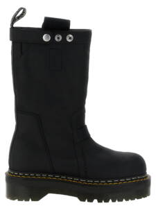Rick Owens Quad Sole Pull On Dr.martens X Rickowens Boots
