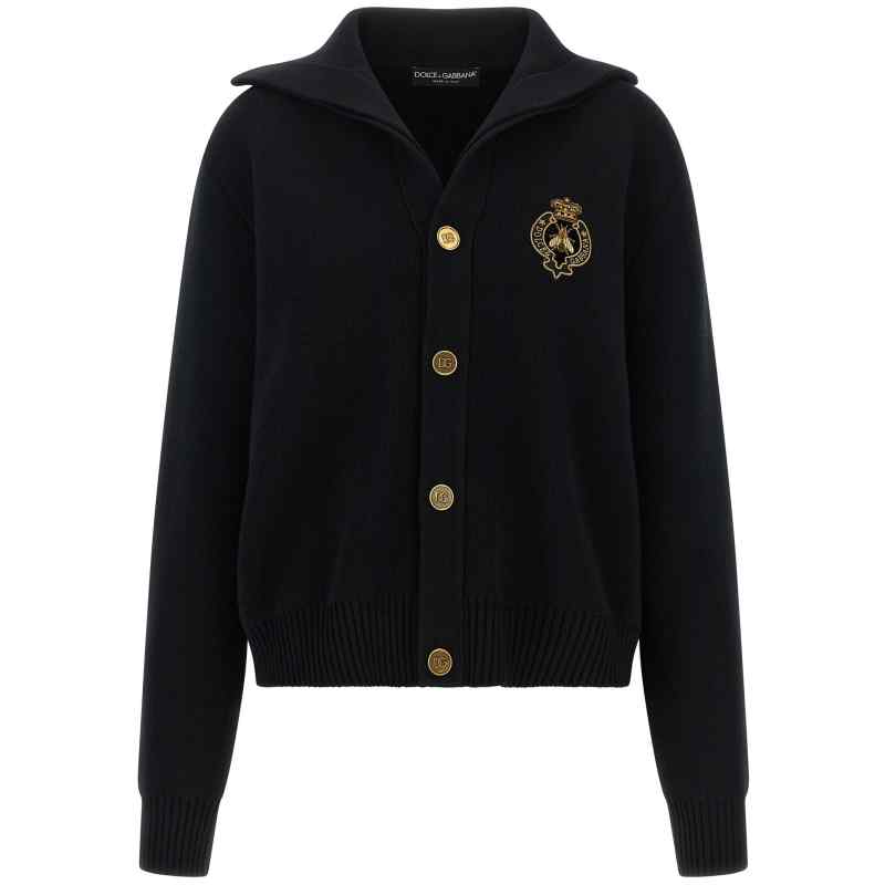GXVGPZJDVGIN0000_01_M_2026-10-02T07-39-01.154Z-1 Dolce & Gabbana Embroidery Cardigan