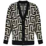 Balmain Monogram Macro Cardigan