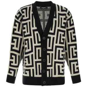 Balmain Monogram Macro Cardigan