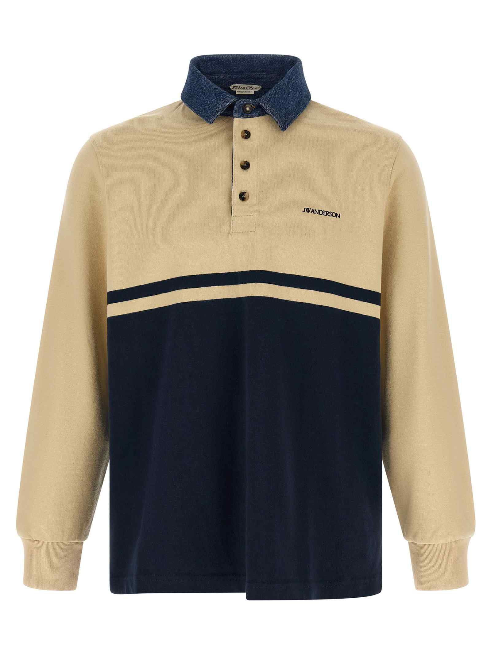 J.w.anderson Contrast Collar Polo Shirt
