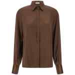 Brunello Cucinelli Stretch Silk Satin Shirt