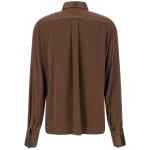 Brunello Cucinelli Stretch Silk Satin Shirt