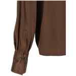 Brunello Cucinelli Stretch Silk Satin Shirt