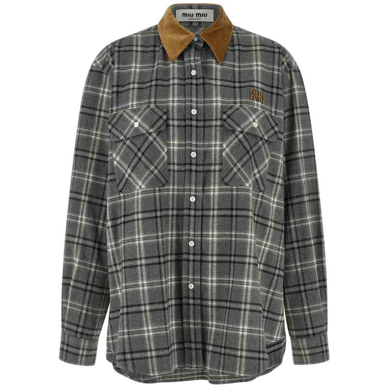 Miu Miu Check Shirt