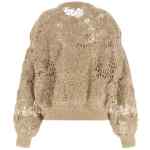 Brunello Cucinelli Whispering Bloom Embroidery Sweater