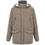 Brunello Cucinelli Membrane Wool Flannel Parka