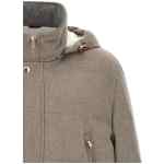 Brunello Cucinelli Membrane Wool Flannel Parka