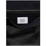Maison Kitsuné Canvas And Large Leather Shopping Bag