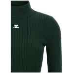 Courreges Reedition Rib Knit Sweater