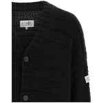 Mm6 Maison Margiela Distressed Wool Cardigan