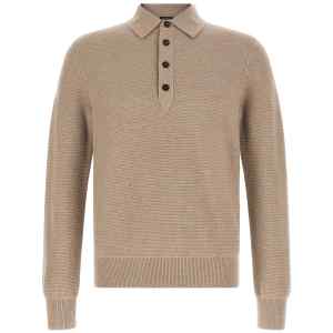 Zegna Polo Shirt Oasi Cashmere Beige