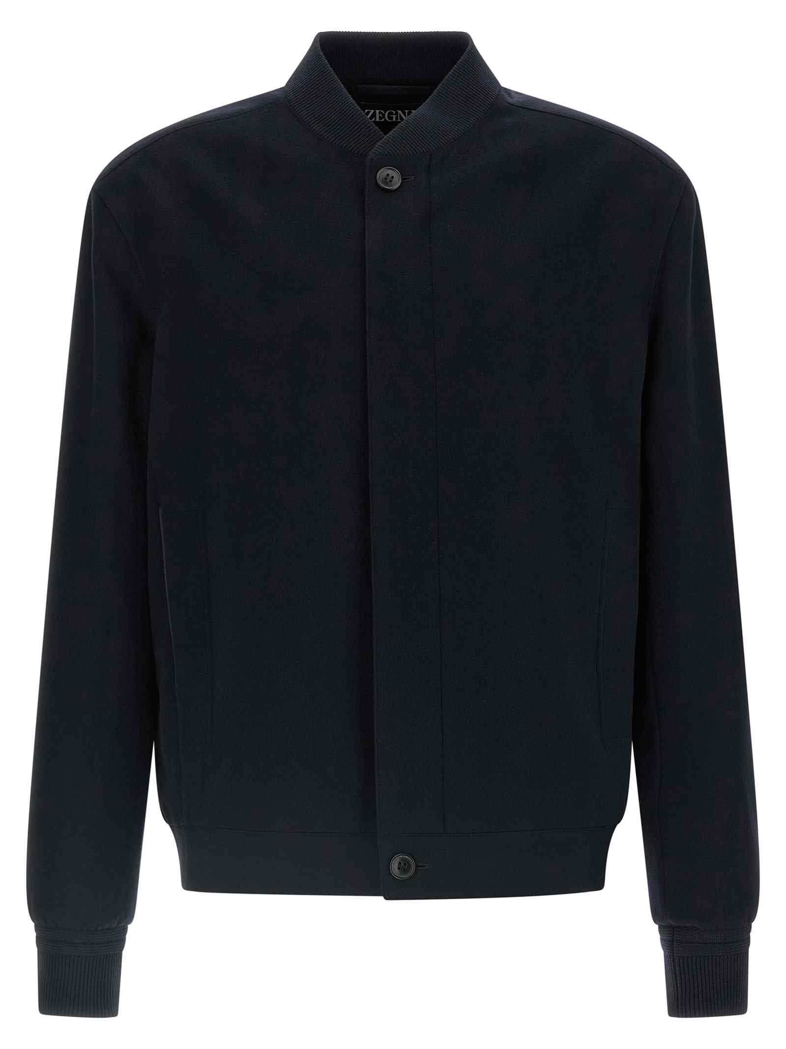 Zegna Oasis Cashmere Bomber Jacket