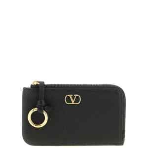 Valentino Garavani Vlogo Black Cardholder